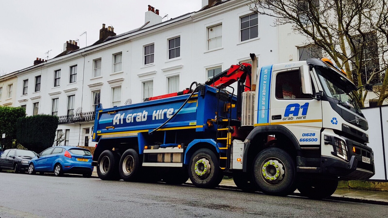 grab hire lorry